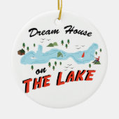 zomervakantie keramisch ornament (Voorkant)