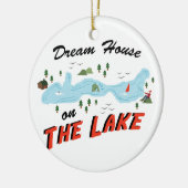 zomervakantie keramisch ornament (Links)