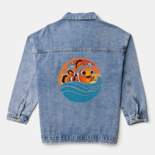 Zomervakantie kinder t-shirt voor familie strand r denim jacket