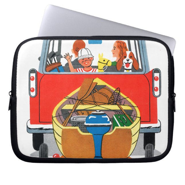 zomervakantie laptop sleeve (Voorkant)