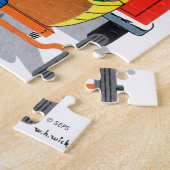 zomervakantie legpuzzel (Zijkant)