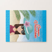 zomervakantie legpuzzel (Horizontaal)