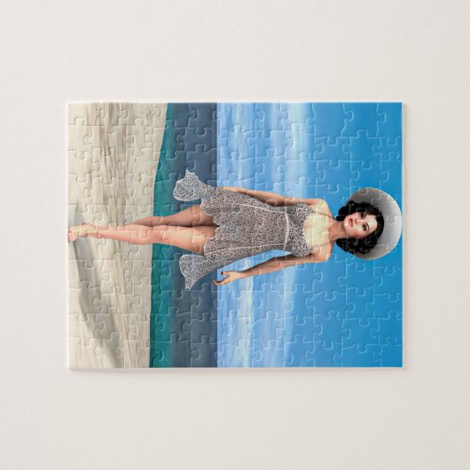 zomervakantie legpuzzel (Horizontaal)