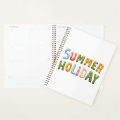 Zomervakantie - Levendige zomervakantie Tekstkunst Planner (Display)