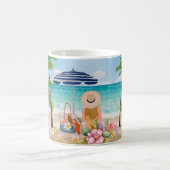 Zomervakantie, luxe vakantie bij het Zee Coffee Koffiemok (Center)