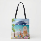 zomervakantie, luxe vakantie op het Zee Tote Bag (Voorkant)
