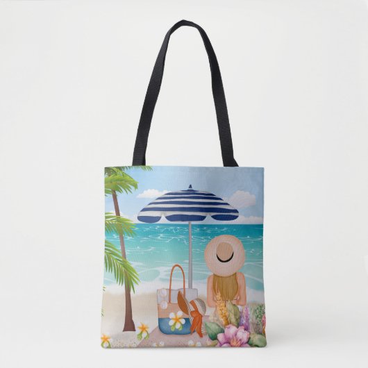 zomervakantie, luxe vakantie op het Zee Tote Bag (Voorkant)