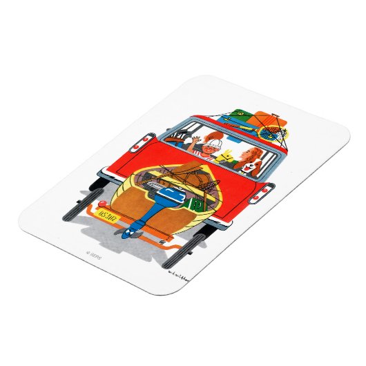 zomervakantie magneet (Linkerzijde)