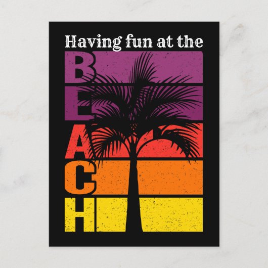 Zomervakantie met flauwte in de braadterugloop briefkaart (Voorkant)