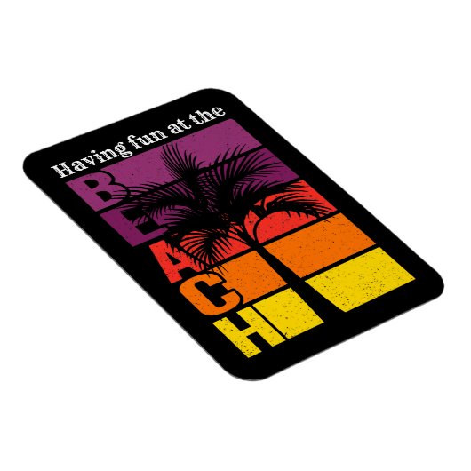 Zomervakantie met flauwte in de braadterugloop magneet (Rechterzijde)