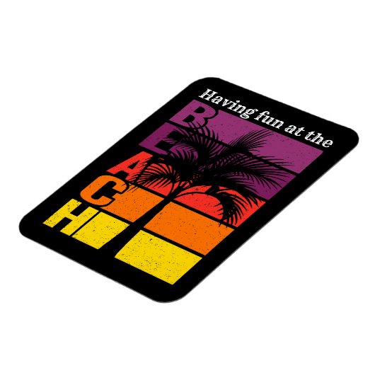 Zomervakantie met flauwte in de braadterugloop magneet (Linkerzijde)