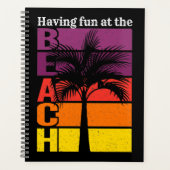 Zomervakantie met flauwte in de braadterugloop planner (Voorkant)