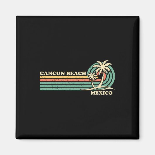 zomervakantie Mexico Cancun strand Magneet (Voorkant)
