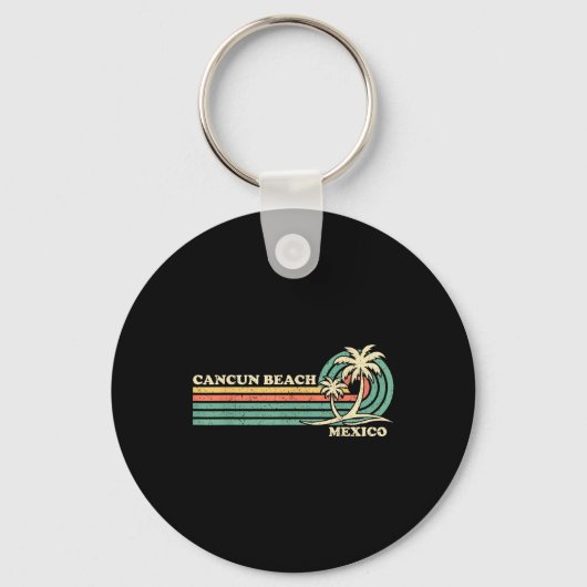 zomervakantie Mexico Cancun strand Sleutelhanger (Voorkant)