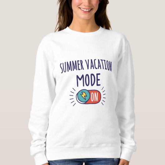 Zomervakantie modus Aan Trui (Voorkant)