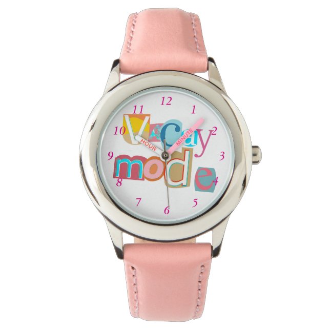 Zomervakantie-modus Horloge (Voorkant)