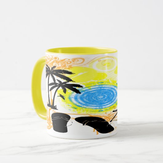 zomervakantie mok (Voorkant links)