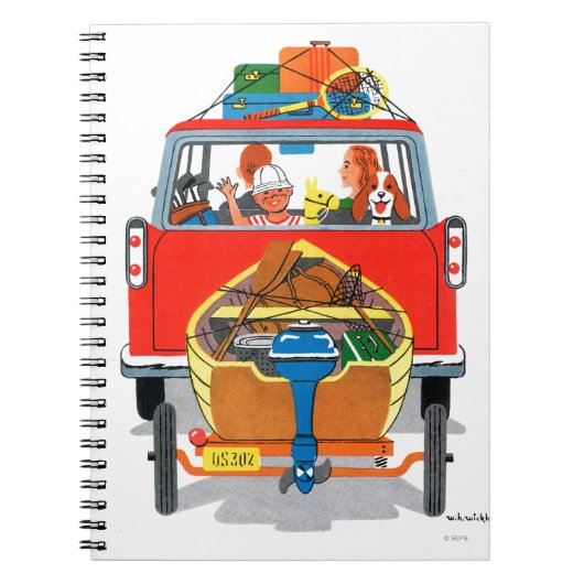 zomervakantie notitieboek (Voorkant)