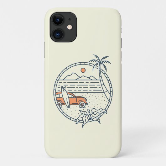 Zomervakantie op het strand 2 Case-Mate iPhone case (Achterkant)