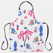 Zomervakantie: Palmbomen Ananas Patroon Schort (Voorkant)