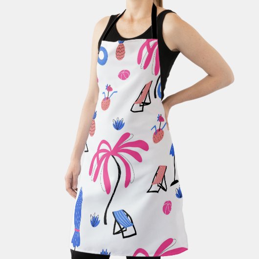 Zomervakantie: Palmbomen Ananas Patroon Schort (Insitu)