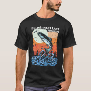 Zomervakantie Retro Sunset Arkansas Bull Shoals T-shirt