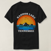 Zomervakantie Retro Sunset Tennessee Radnor Lake T-shirt (Design voorkant)