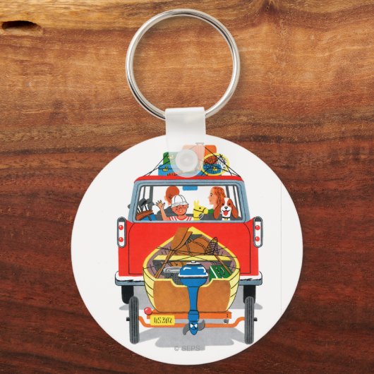 zomervakantie sleutelhanger (Voorkant)