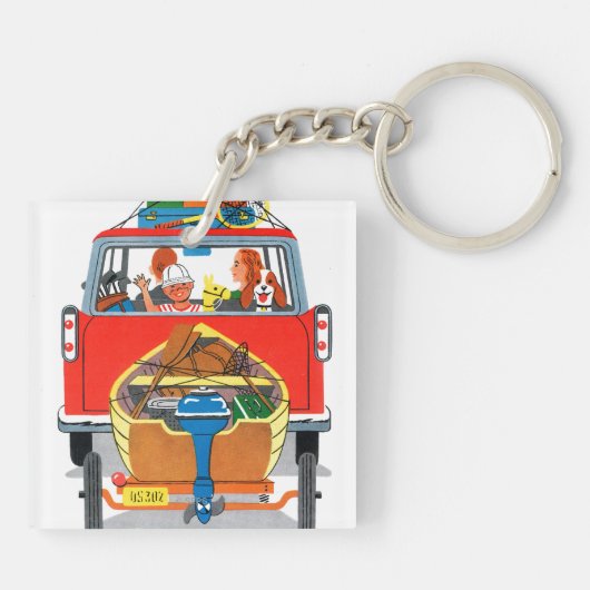 zomervakantie sleutelhanger (Achterkant)