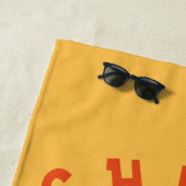 Zomervakantie Strand Chill Goose Zwemring Sinaasap Strandlaken (In situ)