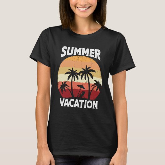 zomervakantie t-shirt (Voorkant)