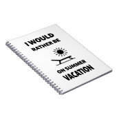 zomervakantie | Terug naar school editie Notitieboek (Rechterzijde)