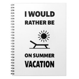 zomervakantie | Terug naar school editie Notitieboek