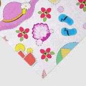 zomervakantie tissuepapier (Detail)