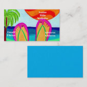 zomervakantie visitekaartje (Voorkant / Achterkant)