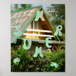 Zomervakantiehuis Poster
