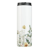 Zomerveld met wilde bloemen thermosbeker (Achterkant)