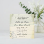 Zomervelden bruiloft-uitnodigingen kaart (Staand voorkant)