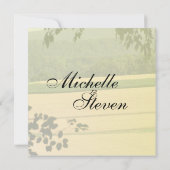 Zomervelden bruiloft-uitnodigingen kaart (Achterkant)