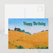 Zomervelden Feestdagenkaart (Voorkant / Achterkant)