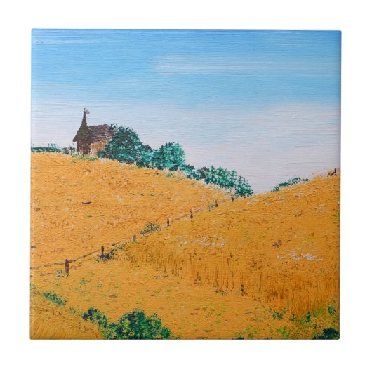 Zomervelden Tegeltje (Voorkant)