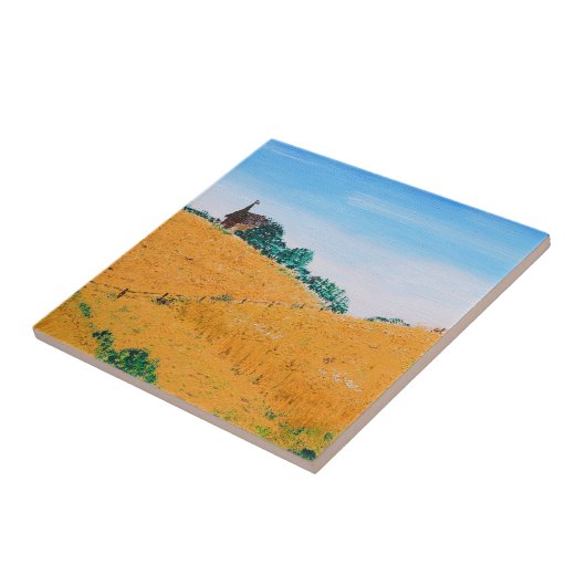 Zomervelden Tegeltje (Zijkant)