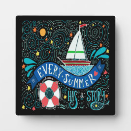 Zomerverhalen Fotoplaat