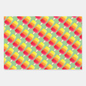 zomerverjaardag Fruit Ice pop ijsje Watermeloen Inpakpapier Vel (Voorkant 3)