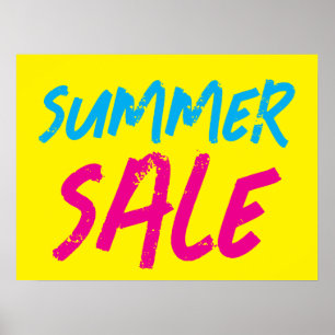 Zomerverkoop Teken, Winkel Sale Poster