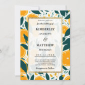 Zomerverse botanische sinaasappels Weddenschap Kaart (Voorkant)