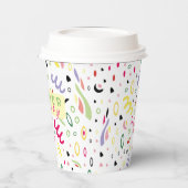 Zomervibe. Papieren Bekers (Links)