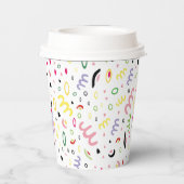 Zomervibe. Papieren Bekers (Achterkant)