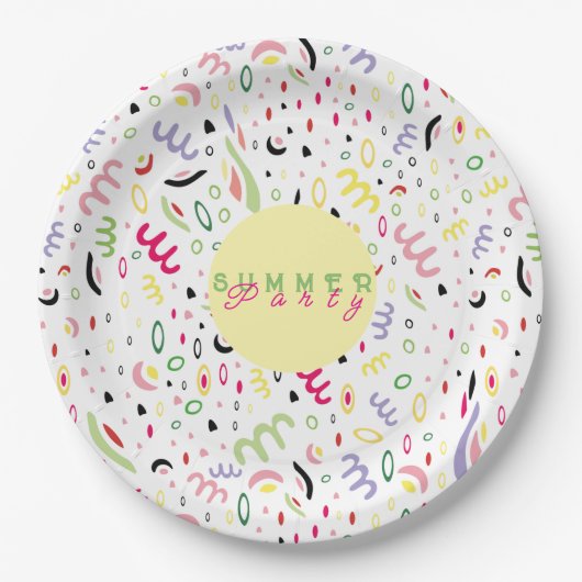 Zomervibe. Papieren Bordje (Voorkant)