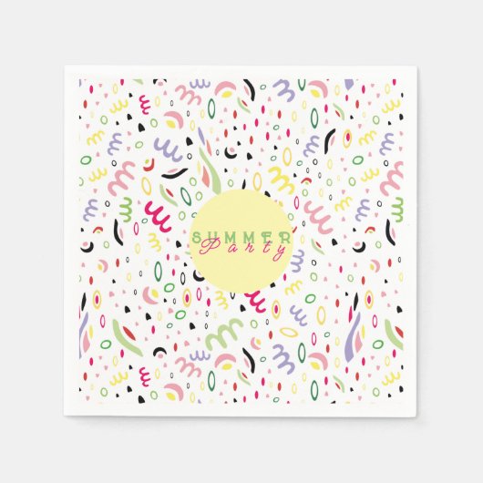 Zomervibe. Servet (Voorkant)